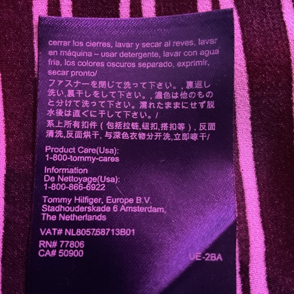 TOMMY HILFIGER Black and White Sleeveless Dress. SIZE L - Picture 8 of 8